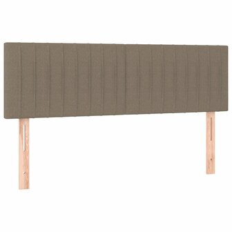 Boxspring met matras stof taupe 140x200 cm 8720287454458 6