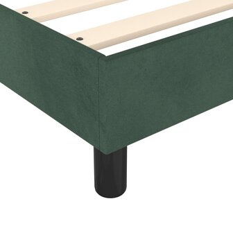Boxspring met matras fluweel donkergroen 80x200 cm 8720845547998 7