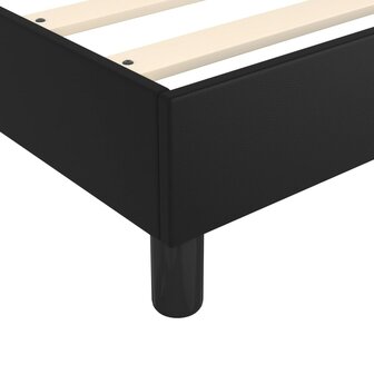 Boxspring met matras kunstleer zwart 80x200 cm 8720845550714 7