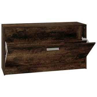 Schoenenbank 80x24x45 cm bewerkt hout gerookt eiken 8720286946152 6