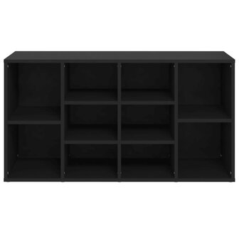 Schoenenbank 103x30x54,5 cm bewerkt hout zwart 8720286586976 5