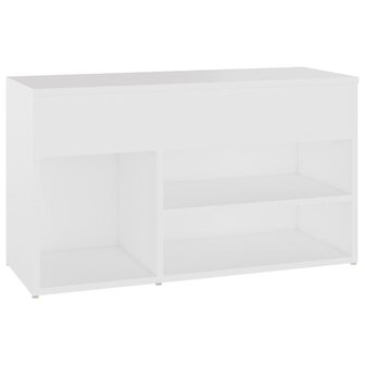 Schoenenbank 80x30x45 cm bewerkt hout wit 8720286643440 2