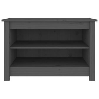 Schoenenbank 70x38x45,5 cm massief grenenhout grijs 8720286922620 3