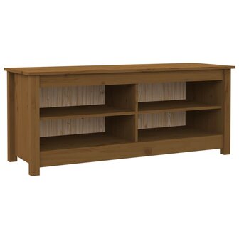 Schoenenbank 110x38x45,5 cm massief grenenhout honingbruin 8720286922682 2