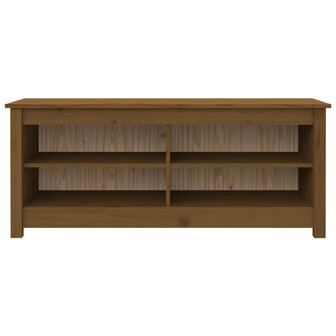 Schoenenbank 110x38x45,5 cm massief grenenhout honingbruin 8720286922682 3