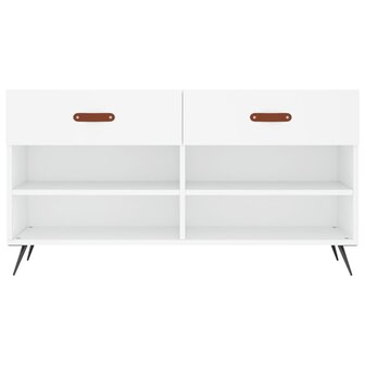 Schoenenbank 102x35x55 cm bewerkt hout wit 8720845441883 6