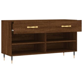 Schoenenbank 102x35x55 cm bewerkt hout sonoma eikenkleurig 8720845442033 5