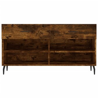 Schoenenbank 102x35x55 cm bewerkt hout gerookt eikenkleurig 8720845442415 6