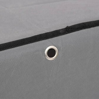 Schoenenkast 60x28x90 cm stof grijs 8720286640838 7