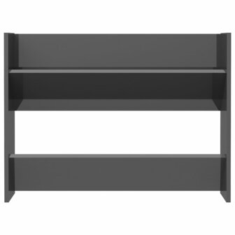 Wandschoenenkasten 2 st 80x18x60 cm hout hoogglans grijs 8720286559598 6