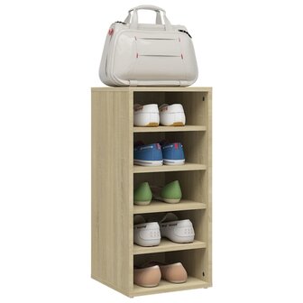 Schoenenkast 31,5x35x70 cm bewerkt hout sonoma eikenkleurig 8720286646670 4