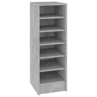 Schoenenkast 31,5x35x90 cm bewerkt hout betongrijs 8720286646830 2