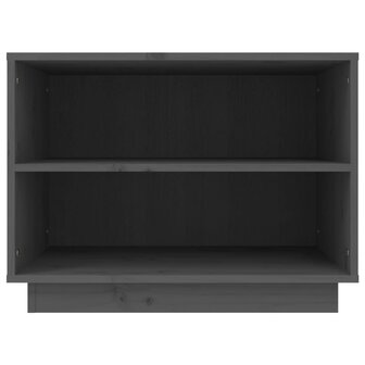 Schoenenkast 60x34x45 cm massief grenenhout grijs 8720286841396 5