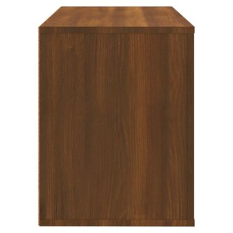 Schoenenkast 80x35x45 cm bewerkt hout bruin eikenkleur 8720287222033 6