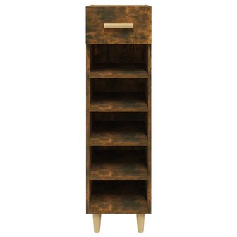 Schoenenkast 30x35x105 cm bewerkt hout gerookt eikenkleurig 8720287086680 4