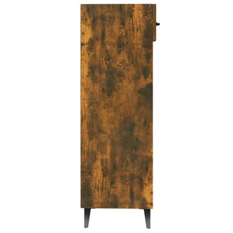 Schoenenkast 30x35x105 cm bewerkt hout gerookt eikenkleurig 8720287086710 5