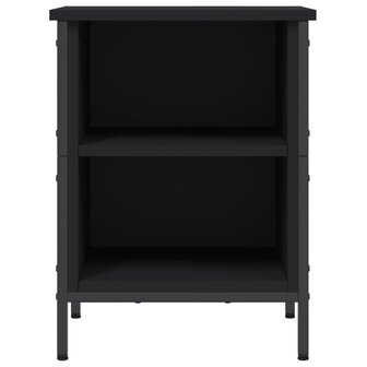 Schoenenkast 38x35x50 cm bewerkt hout zwart 8720845774455 4