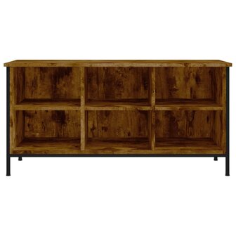 Schoenenkast 100x35x50 cm bewerkt hout gerookt eikenkleurig 8720845774578 5