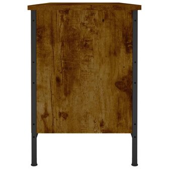 Schoenenkast 100x35x50 cm bewerkt hout gerookt eikenkleurig 8720845774578 6