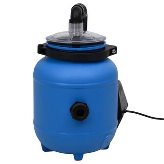 Zwembadfilterpomp 4 m&sup3;/u zwart en blauw 8719883856605 5