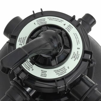 Zwembadzandfilter met 6-voudig ventiel zwart 8720286670453 6