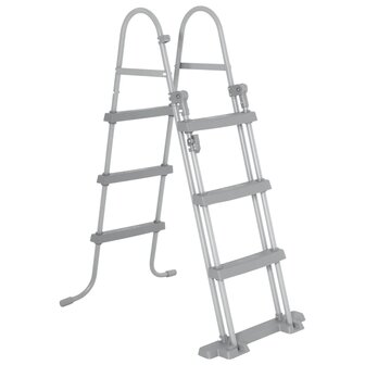 Bestway Zwembadladder Flowclear met 4 treden 107 cm 6941607311295 2