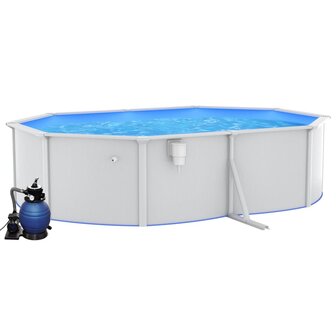 Zwembad met zandfilterpomp 490x360x120 cm 8720286902738 2