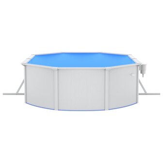Zwembad met zandfilterpomp en ladder 490x360x120 cm 8720286902790 5
