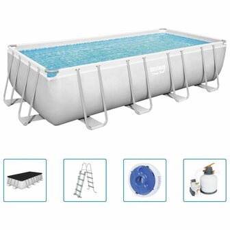 Bestway Power Steel Zwembadset rechthoekig 549x274x122 cm 8721012051911 2