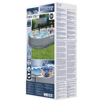 Bestway Power Steel Zwembadset ovaal 488x305x107 cm 8721012052147 10