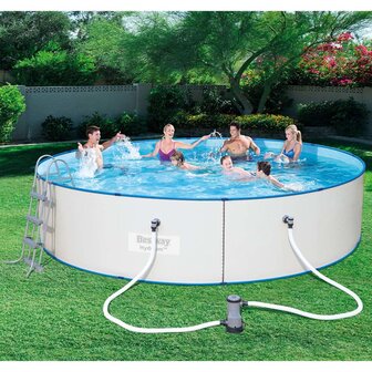 Bestway Hydrium Zwembadset rond 460x90 cm stalen frame 6942138955859 3