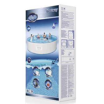 Bestway Hydrium Zwembadset rond 460x90 cm stalen frame 6942138955859 6