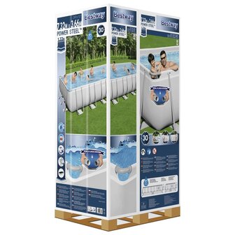 Bestway Zwembadset Power Steel rechthoekig 732x366x132 cm 6942138987201 11