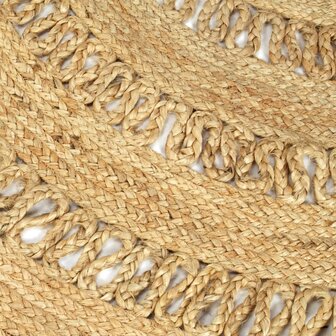 Vloerkleed handgemaakt 210 cm gevlochten jute 8720286980514 5