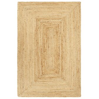 Vloerkleed handgemaakt 80x250 cm jute 8720286980590 1