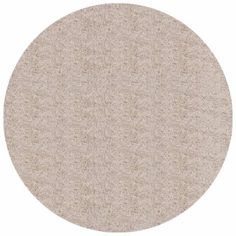 Vloerkleed PAMPLONA shaggy hoogpolig modern &Oslash; 100 cm beige 8721012228238 2