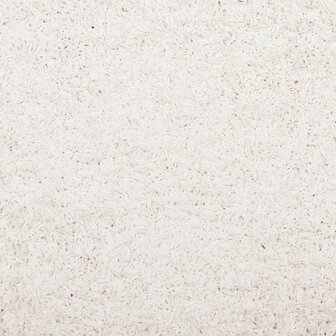 Vloerkleed PAMPLONA shaggy hoogpolig modern 60x110 cm cr&egrave;me 8721012228290 9