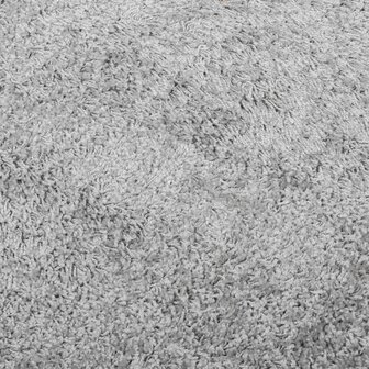 Vloerkleed PAMPLONA shaggy hoogpolig modern &Oslash; 100 cm grijs 8721012228672 9
