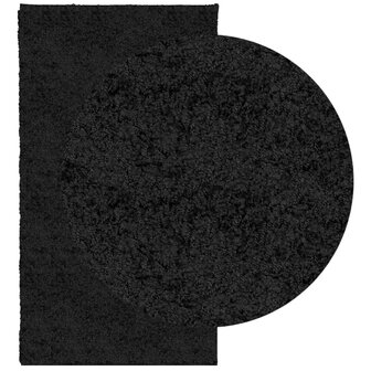 Vloerkleed PAMPLONA shaggy hoogpolig modern 60x110 cm zwart 8721012228733 3