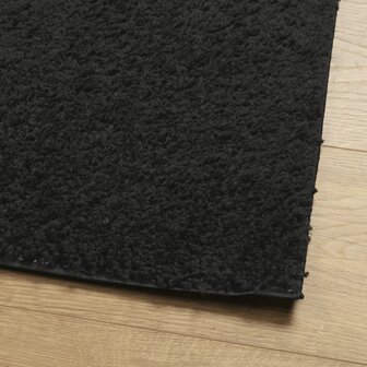 Vloerkleed PAMPLONA shaggy hoogpolig modern 60x110 cm zwart 8721012228733 4
