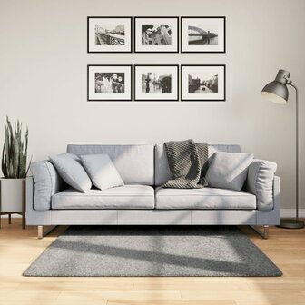Vloerkleed PAMPLONA shaggy hoogpolig modern 120x120 cm groen 8721012229006 1