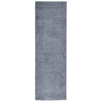 Vloerkleed PAMPLONA shaggy hoogpolig modern 80x250 cm blauw 8721012229204 2