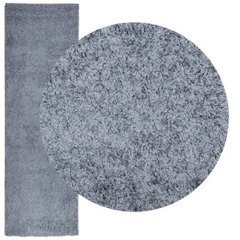 Vloerkleed PAMPLONA shaggy hoogpolig modern 80x250 cm blauw 8721012229204 3