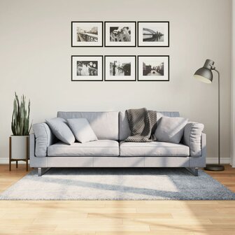 Vloerkleed PAMPLONA shaggy hoogpolig modern 120x170 cm blauw 8721012229235 1