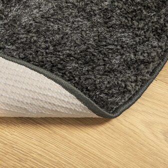 Vloerkleed ISTAN hoogpolig glanzend &Oslash; 100 cm asntracietkleurig 8721012232471 5