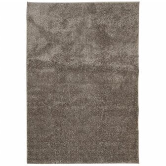 Vloerkleed ISTAN hoogpolig glanzend 120x170 cm grijs 8721012232778 2