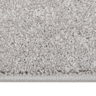 Vloerkleed kortpolig 80x150 cm lichtgrijs 8720286848500 3