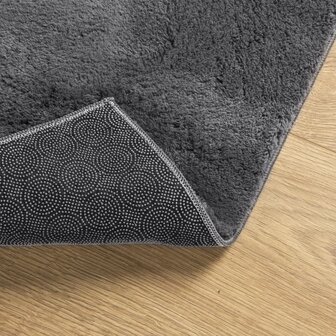 Vloerkleed HUARTE laagpolig zacht wasbaar 80x150 cm antraciet 8721012225961 5