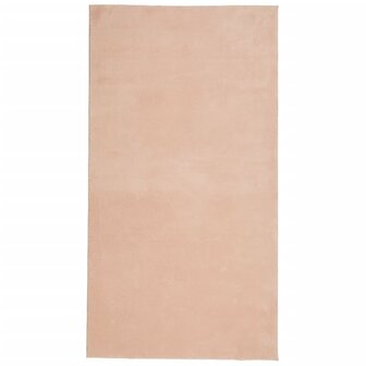Vloerkleed HUARTE laagpolig zacht wasbaar 80x150 cm roze 8721012227484 2