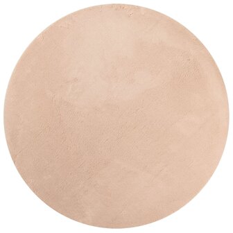 Vloerkleed HUARTE laagpolig zacht wasbaar &Oslash; 80 cm roze 8721012227613 2